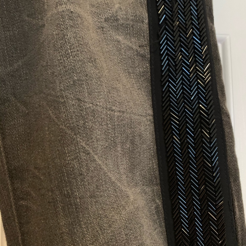 Free People Grey Embellished skinny jeans - Picture 5 of 12